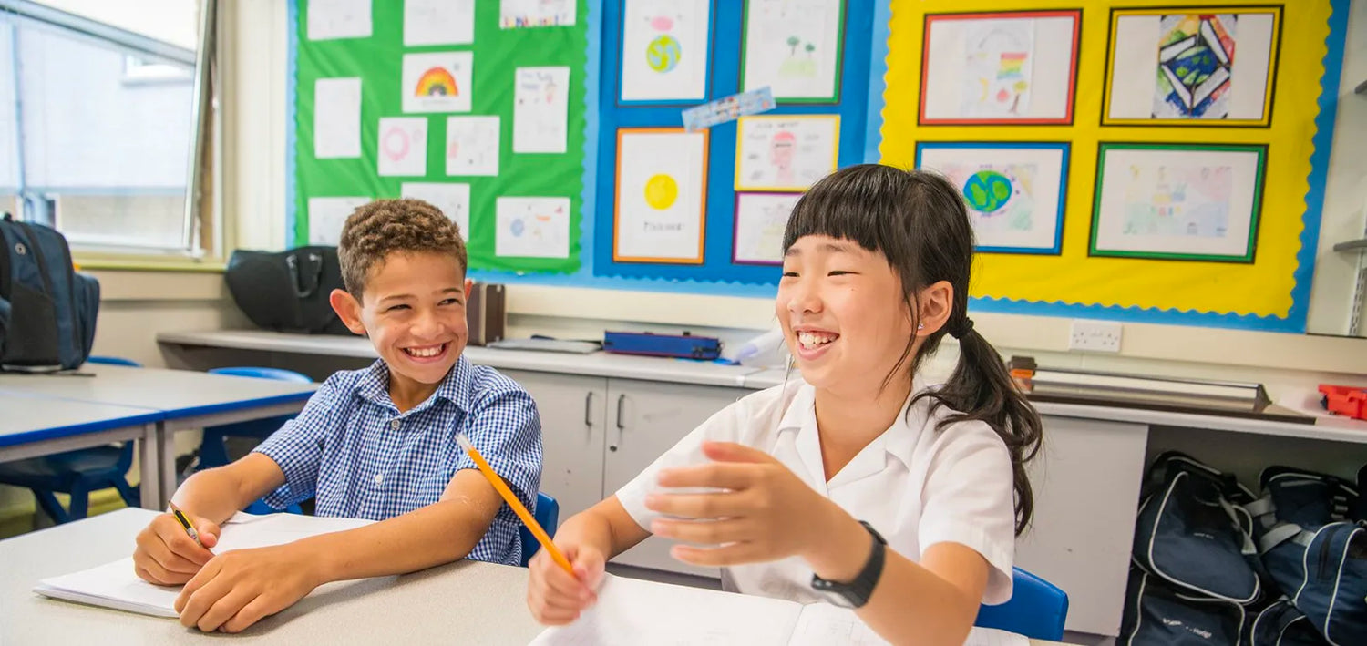 Private School Children in Class